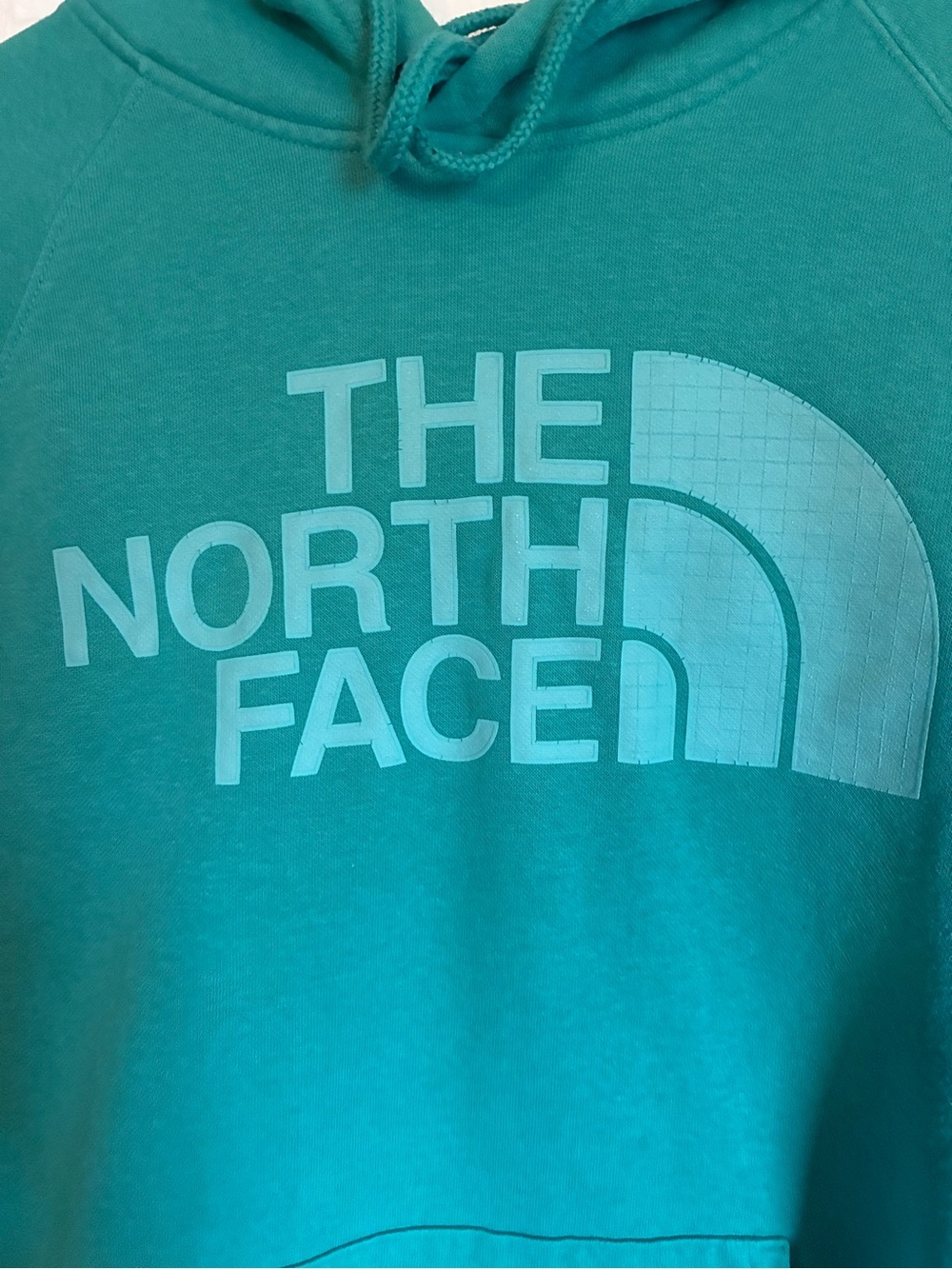 💥Comfy💥The North Face Women’s Teal Crewneck Hoodie - Picture 6 of 14